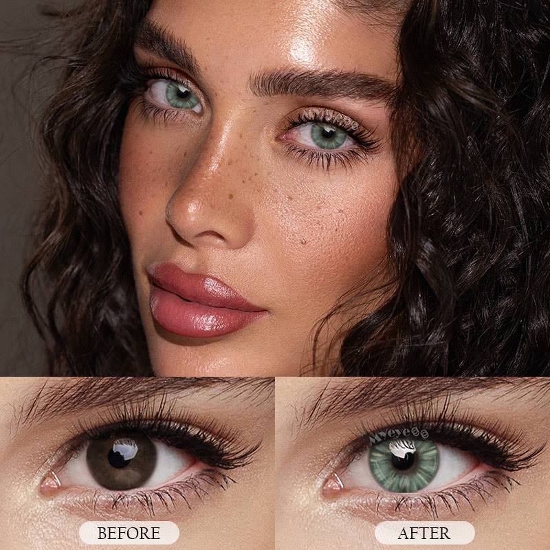 MYEYEBB Angeles Green Colored Contact Lenses - image 4