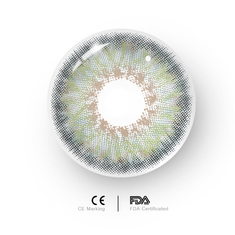 MYEYEBB Pro Petite Iris Grey Green Prescription Colored Contact Lenses - image 11
