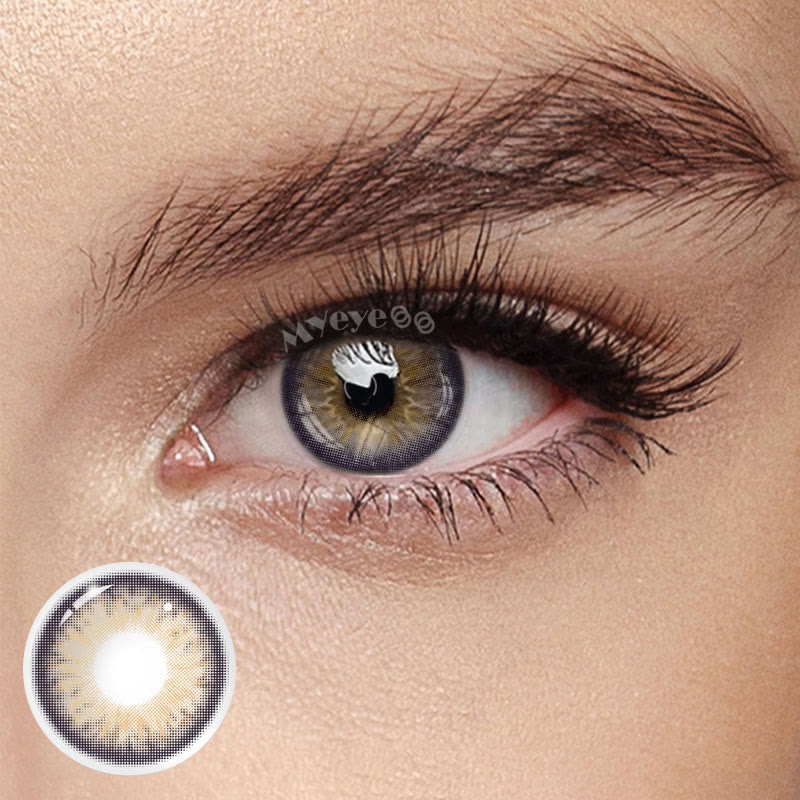 MYEYEBB Sicilian Brown Prescription Colored Contact Lenses - Sicilian Brown - -8.00 - LM34_BN - image 1