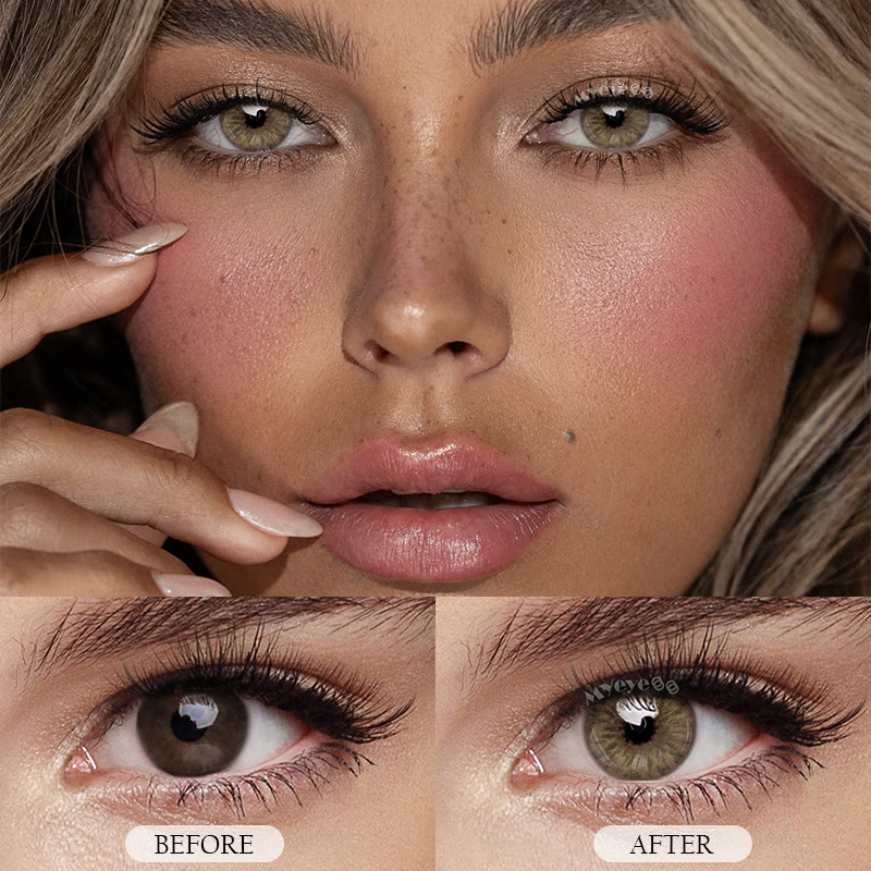 MYEYEBB Petite Iris Brown Prescrition Colored Contact Lenses - image 6