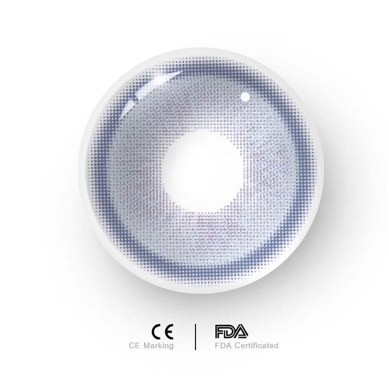 MYEYEBB Genshin Moon Blue Prescription Colored Contact Lenses - image 8