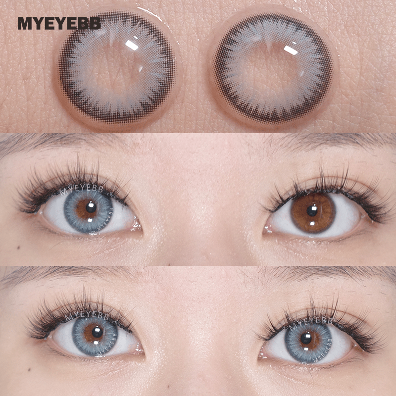 MYEYEBB Y2K Boho Blue Prescription Colored Contact Lenses - image 4