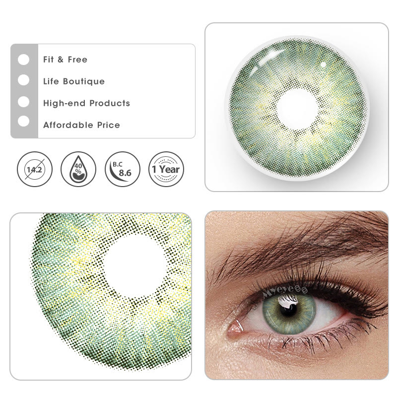 MYEYEBB Angeles PRO Green Colored Contact Lenses - image 6