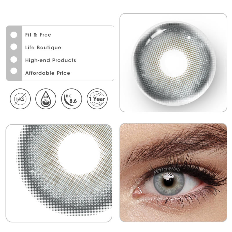 MYEYEBB Foxy Grey Colored Contact Lenses - image 8