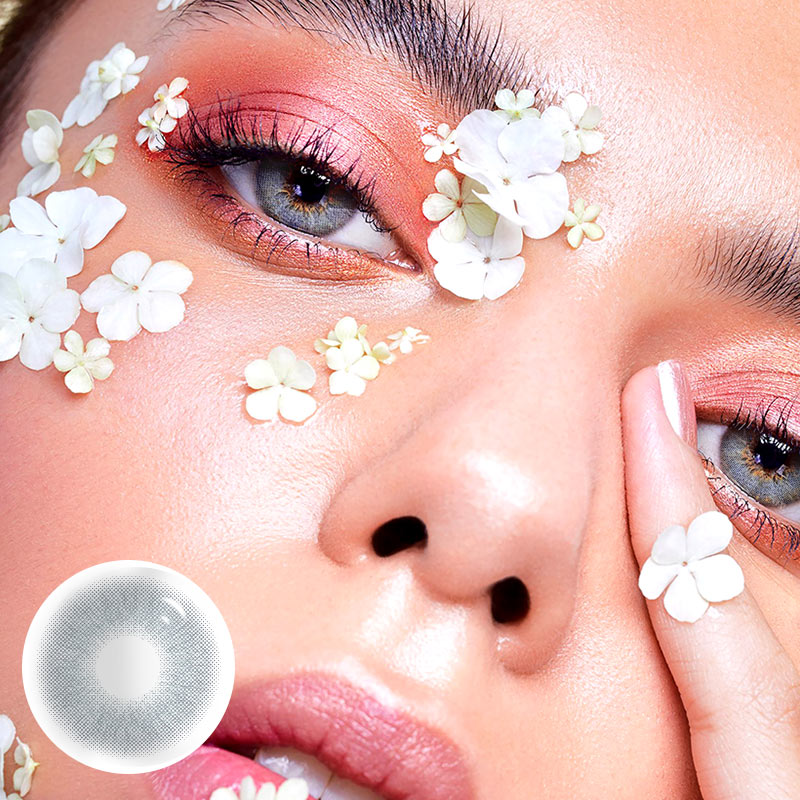 MYEYEBB Queen Grey Prescription Colored Contact Lenses - image 2