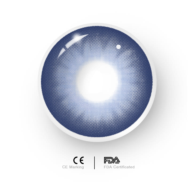 MYEYEBB Dolly Blue Prescription Colored Contact Lenses - image 7