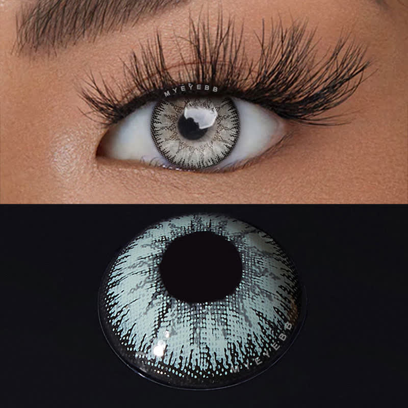 MYEYEBB Wild Nature Vika Grey Colored Contact Lenses - image 3