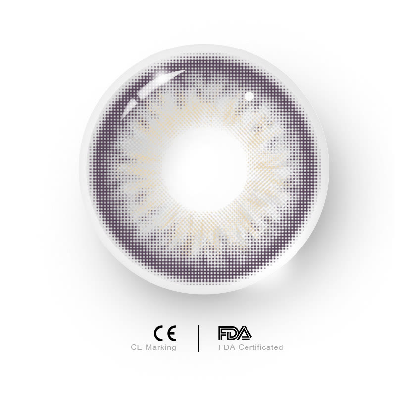 MYEYEBB Sicilian Grey Prescription Colored Contact Lenses - image 7