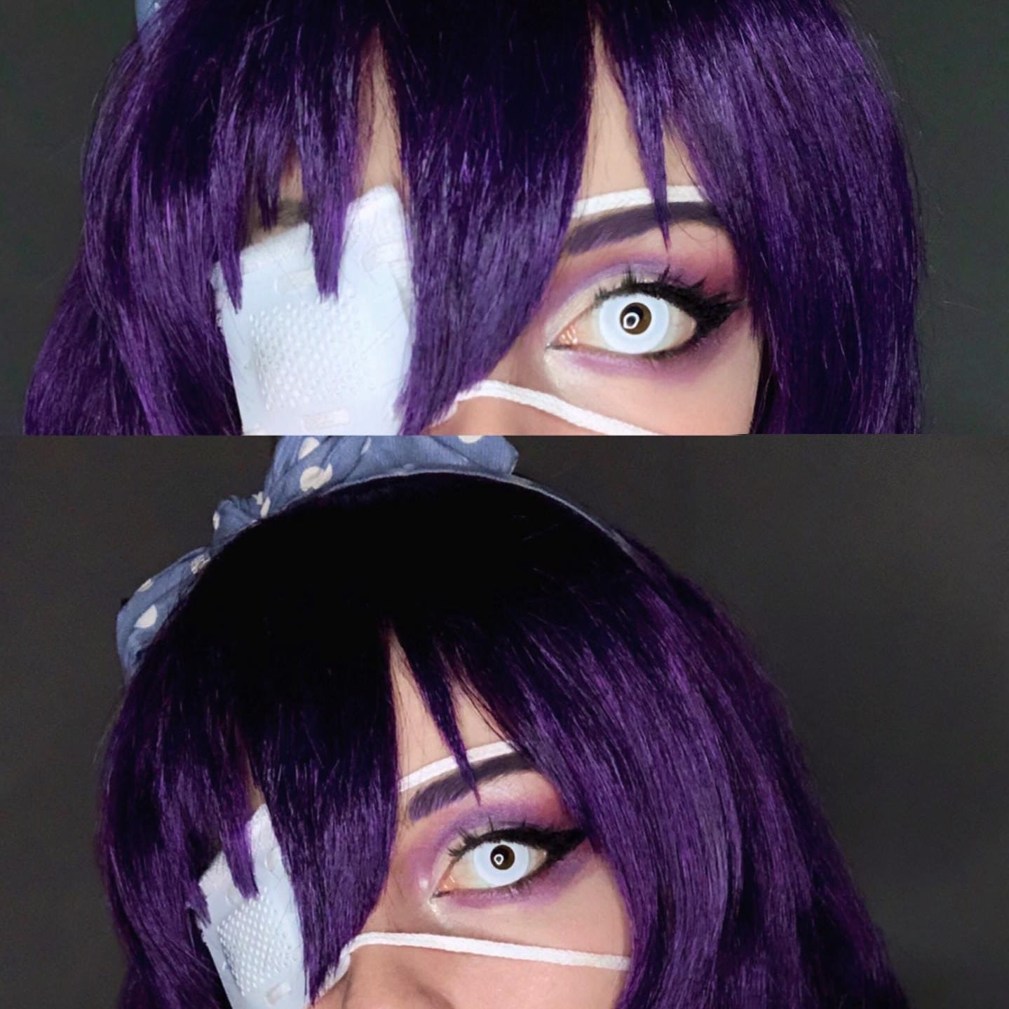 MYEYEBB Circle Block & Mini Sclera Prescription Cosplay Colored Contact Lenses - image 9