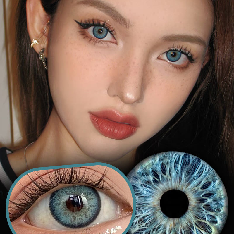 MYEYEBB Tyrande Blue Prescription Colored Contact Lenses - image 13