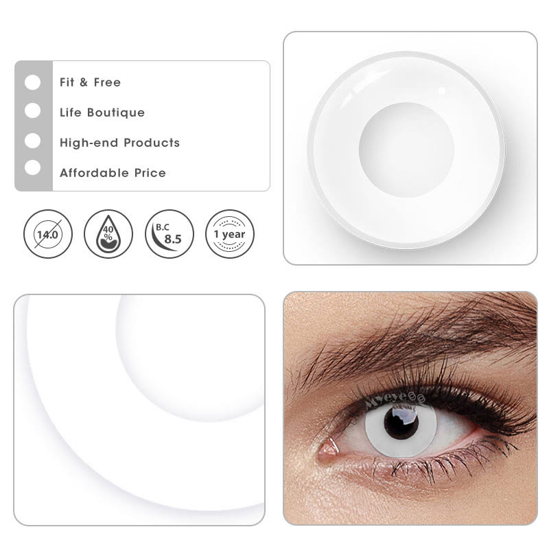 MYEYEBB Circle Block & Mini Sclera Prescription Cosplay Colored Contact Lenses - image 22