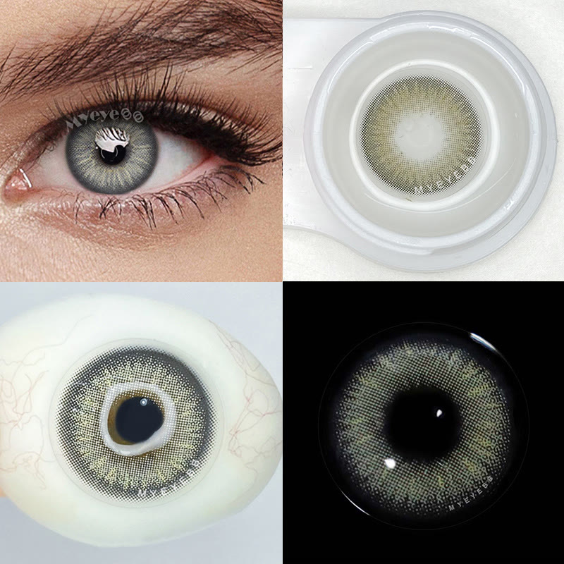 MYEYEBB Y2K Boho Grey Prescription Colored Contact Lenses - image 6