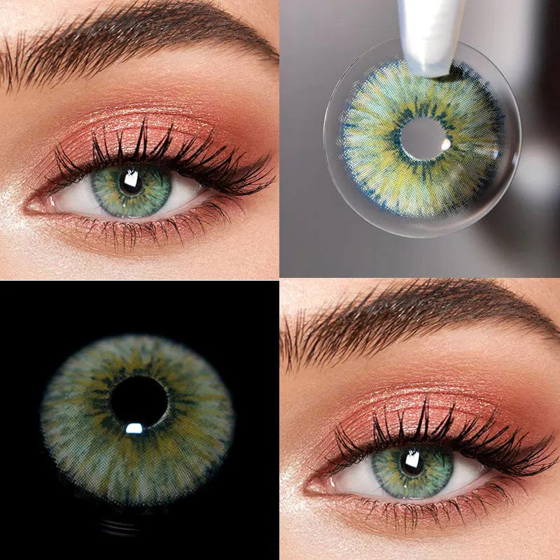 MYEYEBB Rebirth Cosmic Green Prescription Colored Contact Lenses - image 4