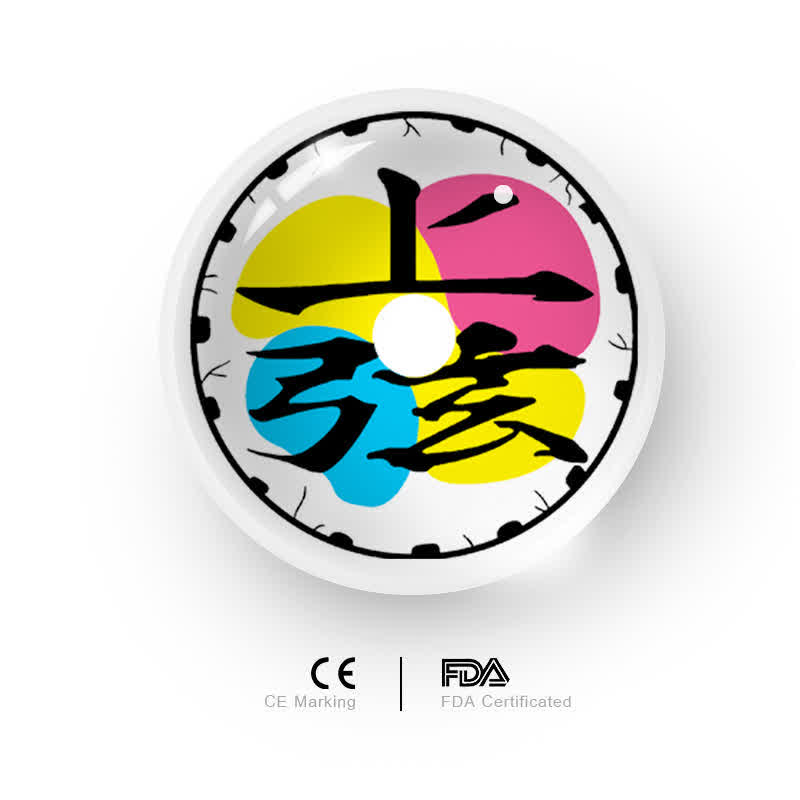 MYEYEBB Blind Douma Prescription Cosplay Colored Contact Lenses  - image 6