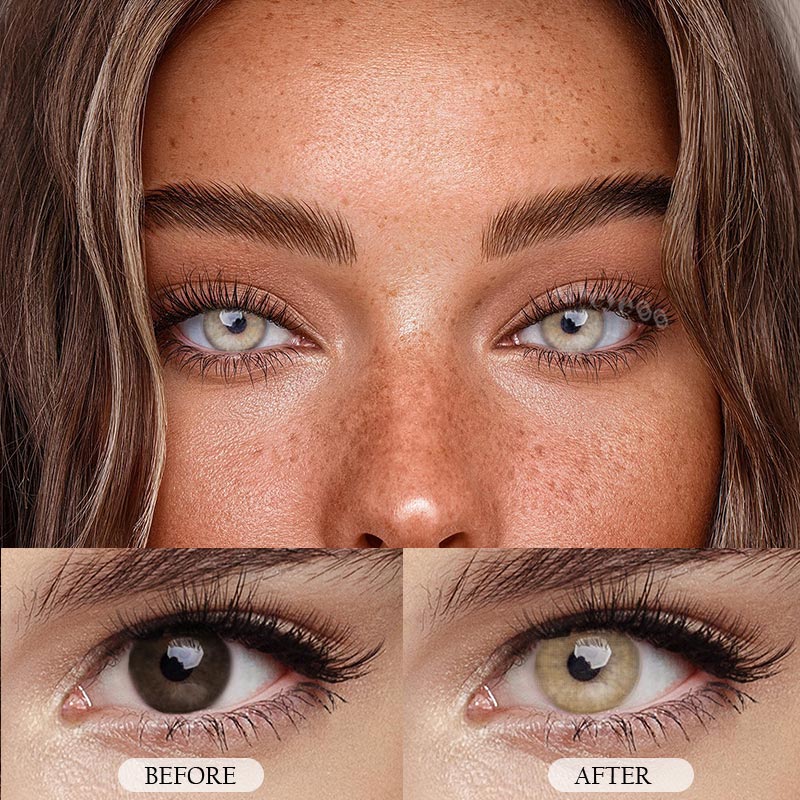 MYEYEBB Aurora Brown Prescription Colored Contact Lenses - image 6