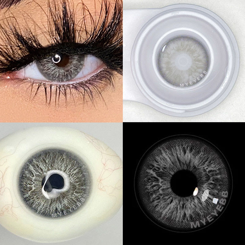 MYEYEBB Nordic DNA Grey Prescription Colored Contact Lenses - image 3