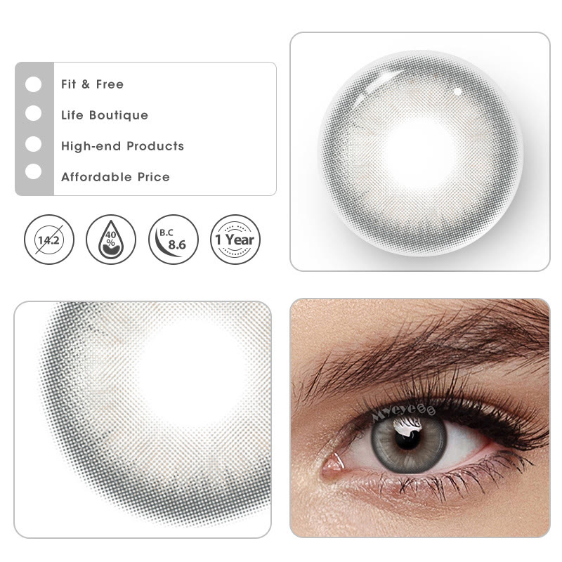 MYEYEBB Native Grey Colored Contact Lenses - image 9