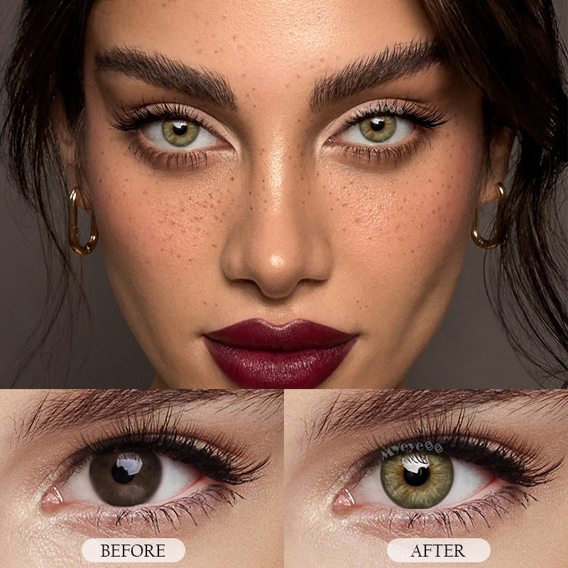 MYEYEBB Dew Brown Colored Contact Lenses - image 5