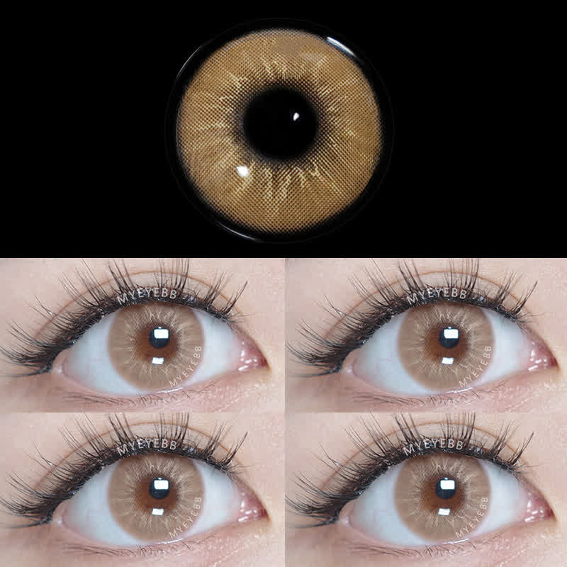 MYEYEBB Eros Brown Prescription Colored Contact Lenses - image 9