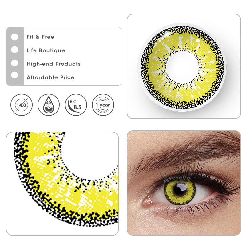 MYEYEBB Snow Cosplay Colored Contact Lenses - image 5