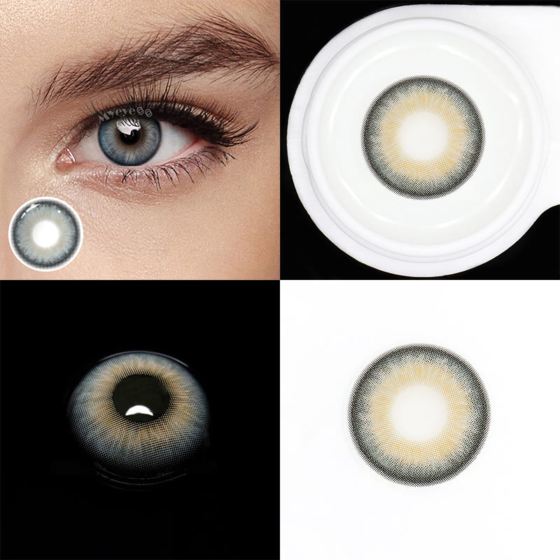 MYEYEBB Foxy Dark Grey  Colored Contact Lenses - image 8