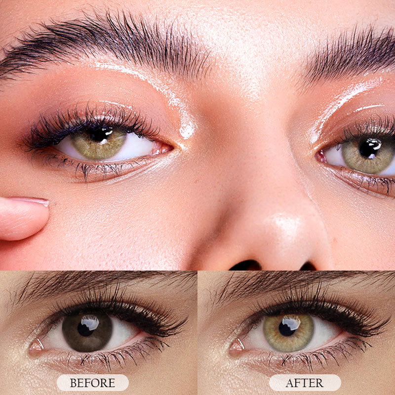 MYEYEBB Sin Brown Prescription Colored Contact Lenses - image 7