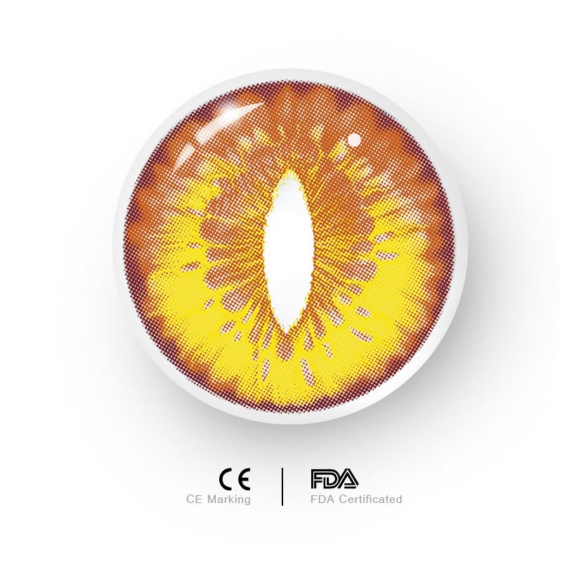 MYEYEBB Blind Dragon Maid Prescription Cosplay Colored Contact Lenses - image 5