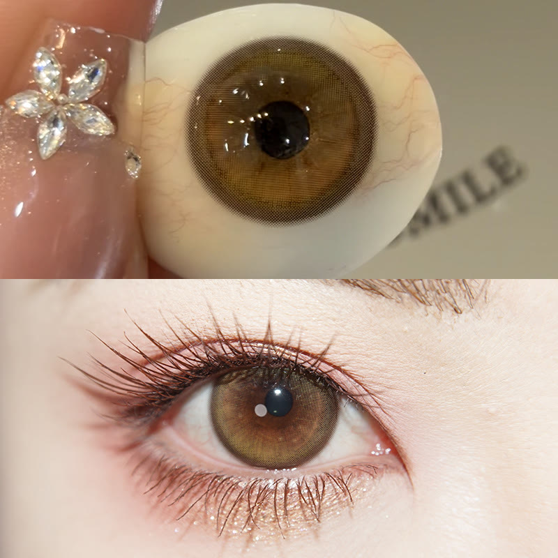 MYEYEBB Eden Olive Colored Contact Lenses丨6 Months - image 3