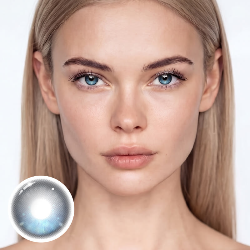 MYEYEBB Radiant Blue Colored Contact Lenses | 1 Day-10 Pcs - image 7