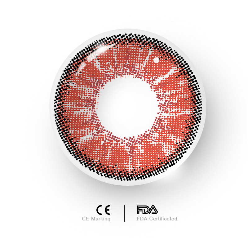 MYEYEBB Magic Hour II Vika Ruby Prescription Colored Contact Lenses - image 8