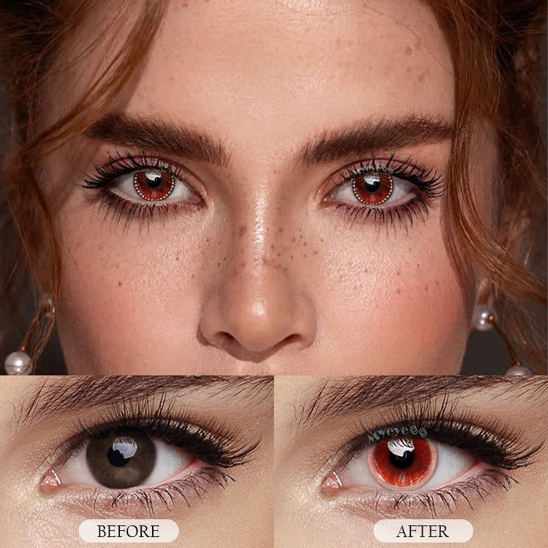 MYEYEBB Infernal Vow Red Cosplay Colored Contact Lenses丨1 Day - image 5