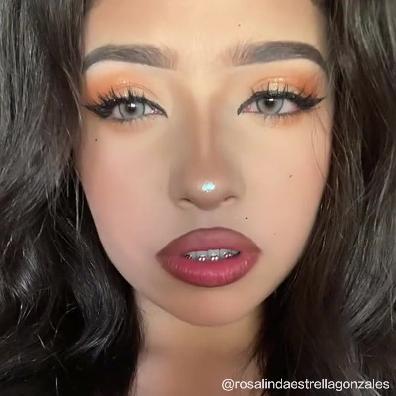 MYEYEBB Nowhere S7 Grey Prescription Colored Contact Lenses - image 2