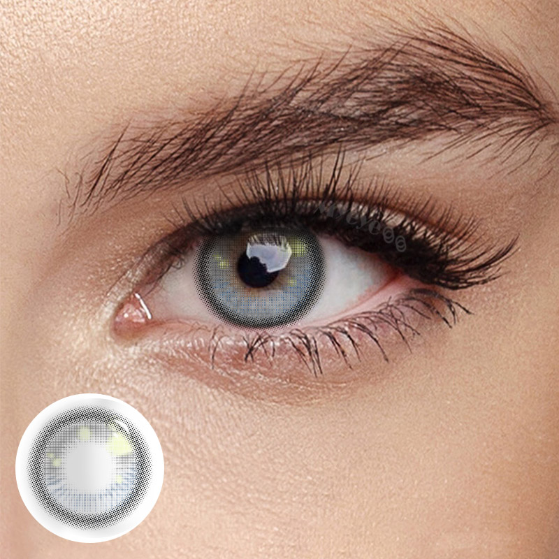 MYEYEBB Kranya Grey Prescription Cosplay Colored Contact Lenses - image 2