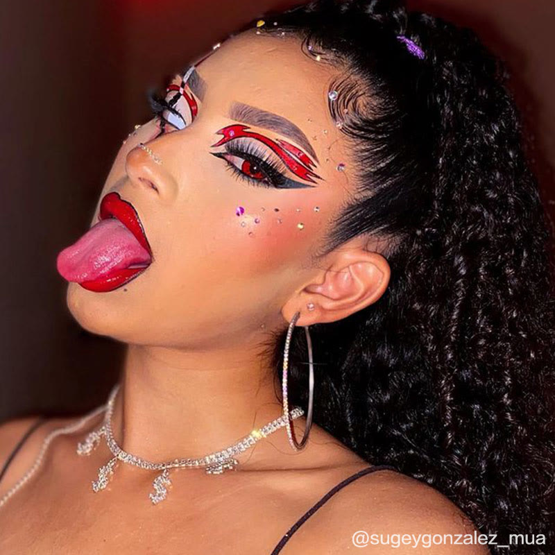 MYEYEBB Magic Hour II Vika Ruby Prescription Colored Contact Lenses - image 3