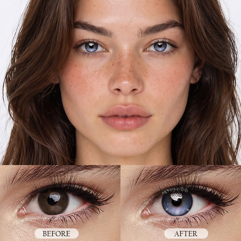 MYEYEBB Radiant Violet Colored Contact Lenses | 1 Day-10 Pcs - image 9