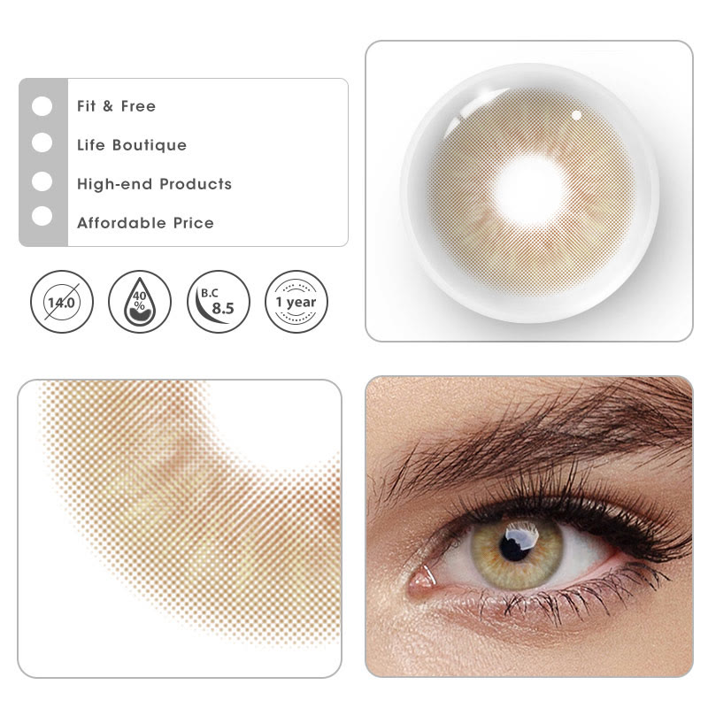 MYEYEBB Sin Brown Prescription Colored Contact Lenses - image 9