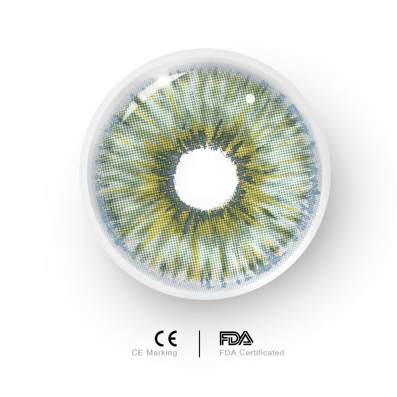 MYEYEBB Rebirth Cosmic Green Prescription Colored Contact Lenses - image 13