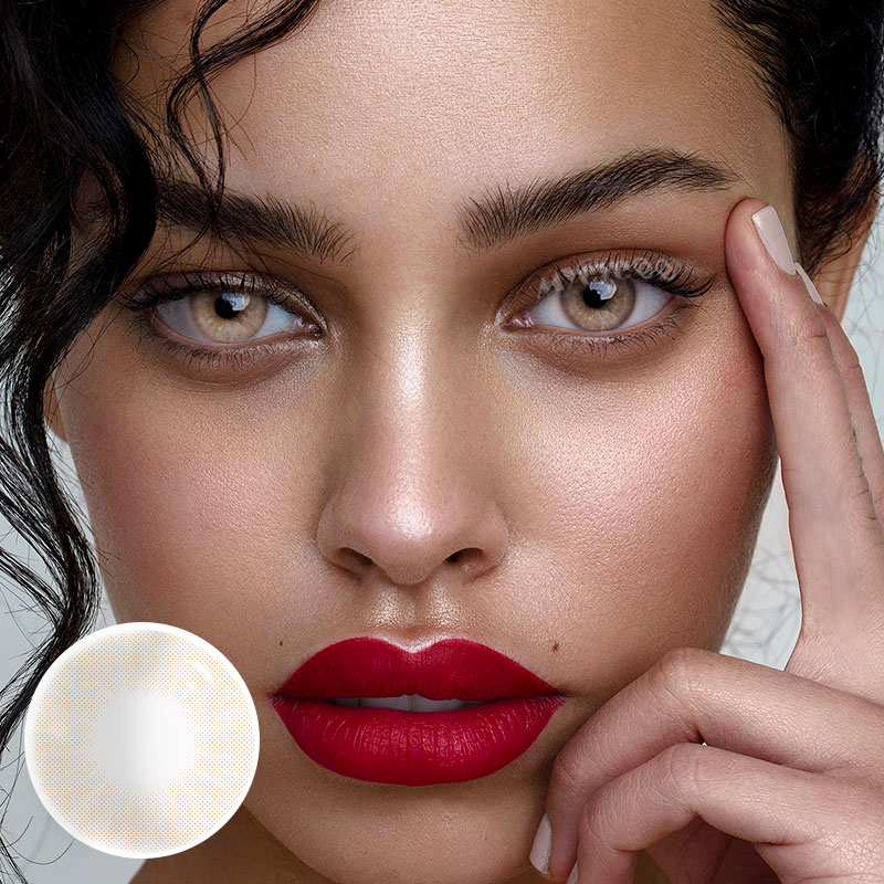 MYEYEBB Hid II Ocre Prescription Colored Contact Lenses - image 12