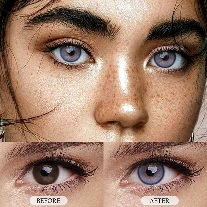 MYEYEBB Genshin Moon Blue Prescription Colored Contact Lenses - image 6