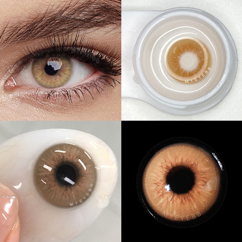 MYEYEBB Sin Brown Prescription Colored Contact Lenses - image 5