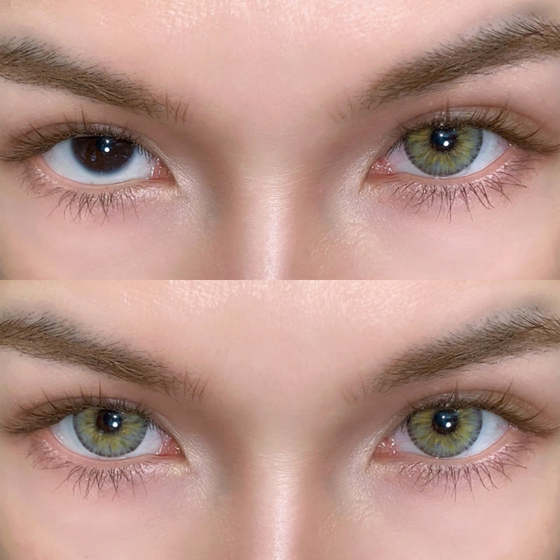 MYEYEBB Pro Halo Iris Brown Colored Contact Lenses - image 3