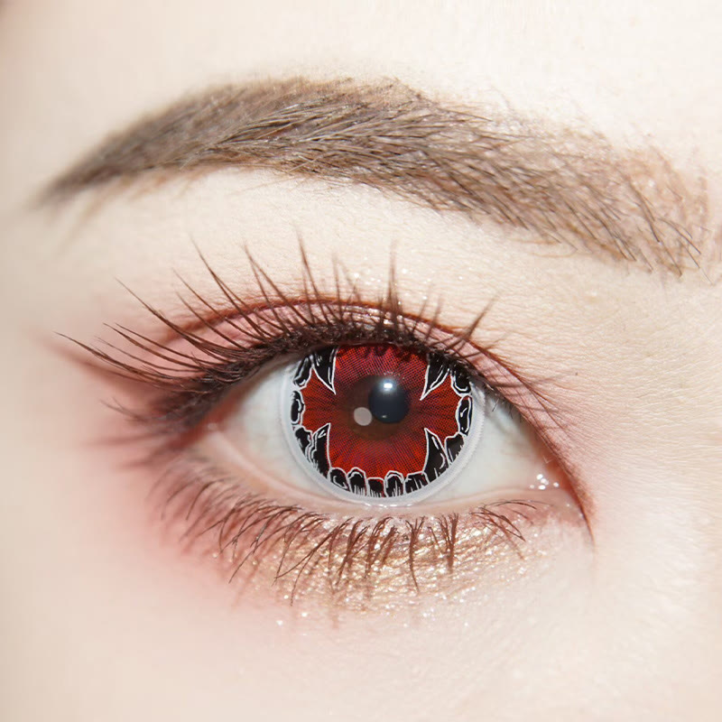 MYEYEBB Shadow Hound Red Cosplay Colored Contact Lenses丨1 Day - image 3
