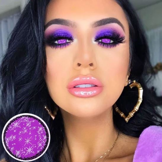 MYEYEBB Blind Midsummer Prescription Cosplay Colored Contact Lenses - Midsummer - -8.00 - RY263 - image 2