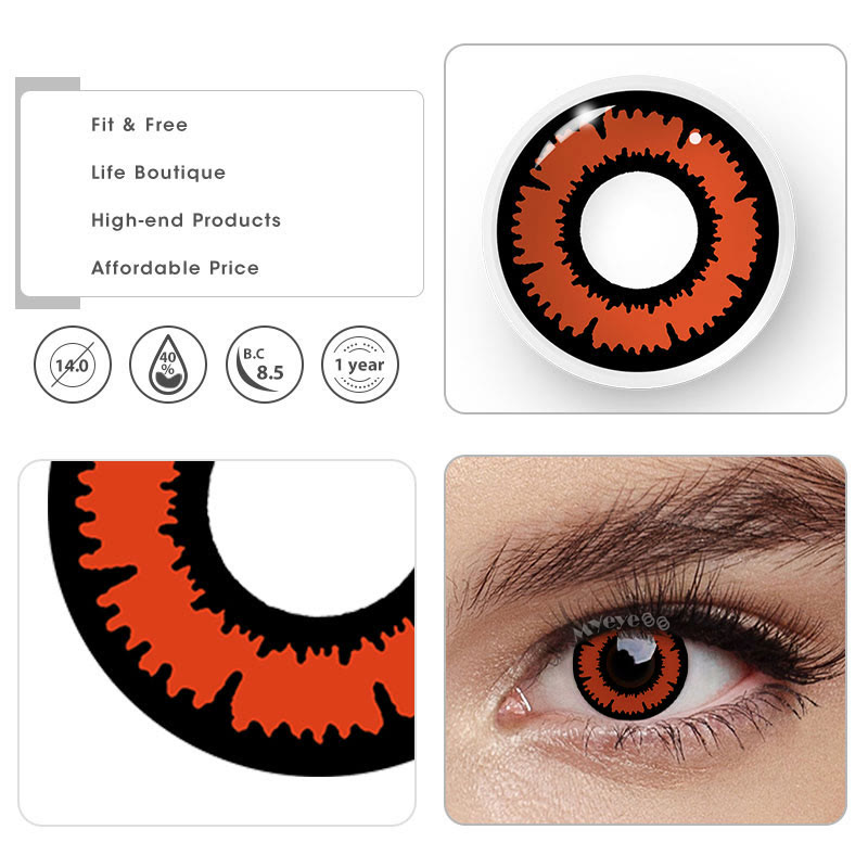 MYEYEBB Breaking Dawn Prescription Cosplay Colored Contact Lenses - image 9
