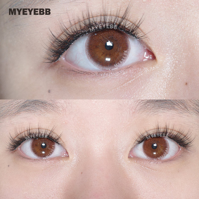 MYEYEBB Queen Brown Prescription Colored Contact Lenses - image 5