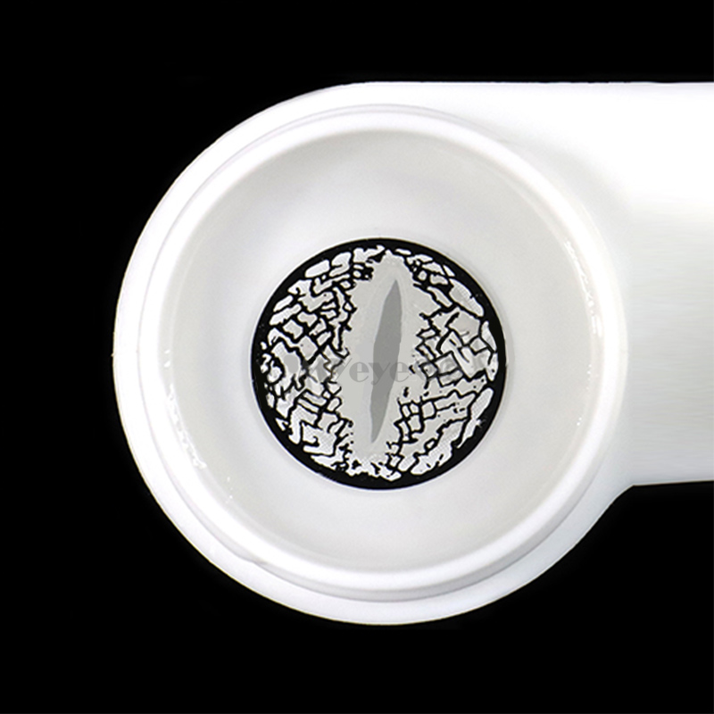 MYEYEBB Blind Lizard Eye Sliver Cosplay Colored Contact Lenses - image 8