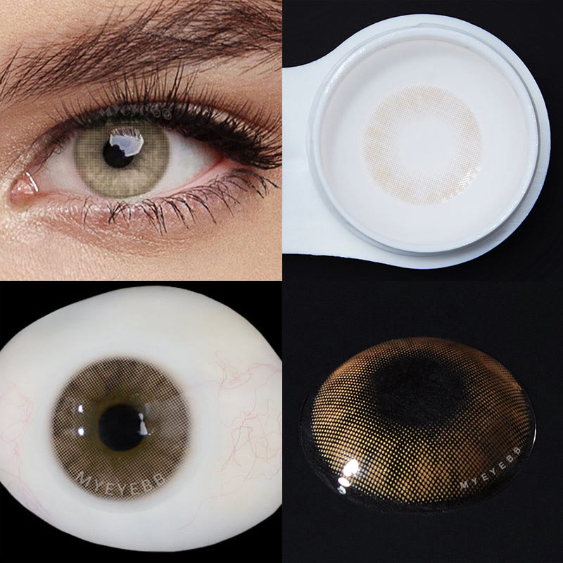 MYEYEBB Aurora Brown Prescription Colored Contact Lenses - image 7
