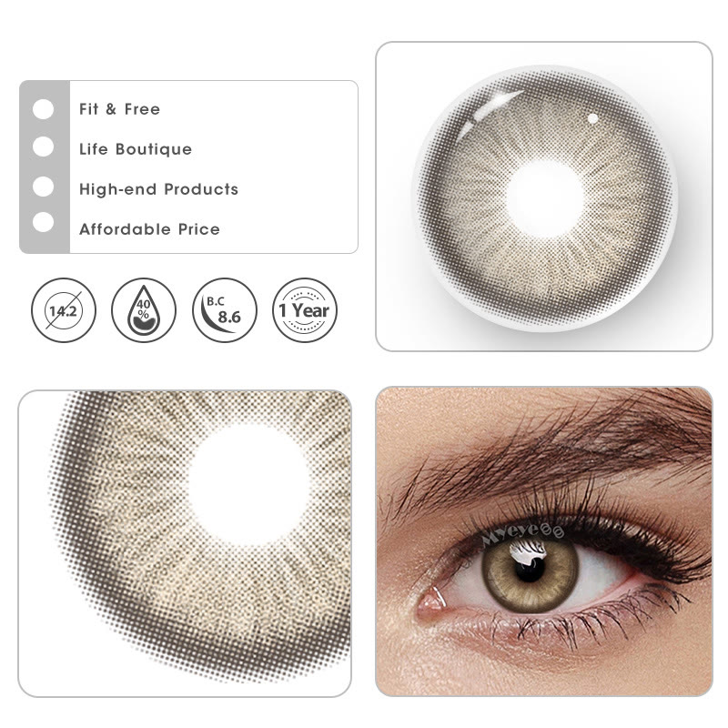 MYEYEBB Aloe Brown Colored Contact Lenses - image 12