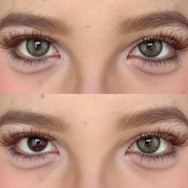 MYEYEBB Celestial Grey Colored Contact Lenses | 6 Months - image 3