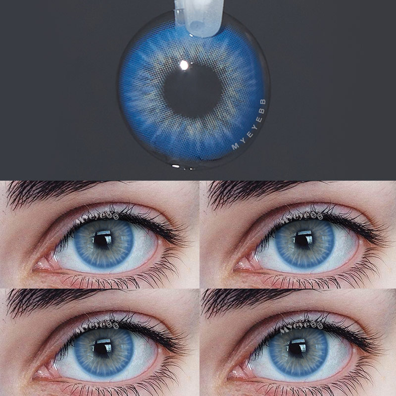 MYEYEBB Sin Blue Prescription Colored Contact Lenses - image 3